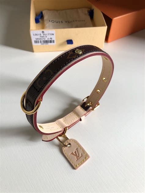 fake louis vuitton dog bed|Louis Vuitton dog collar large.